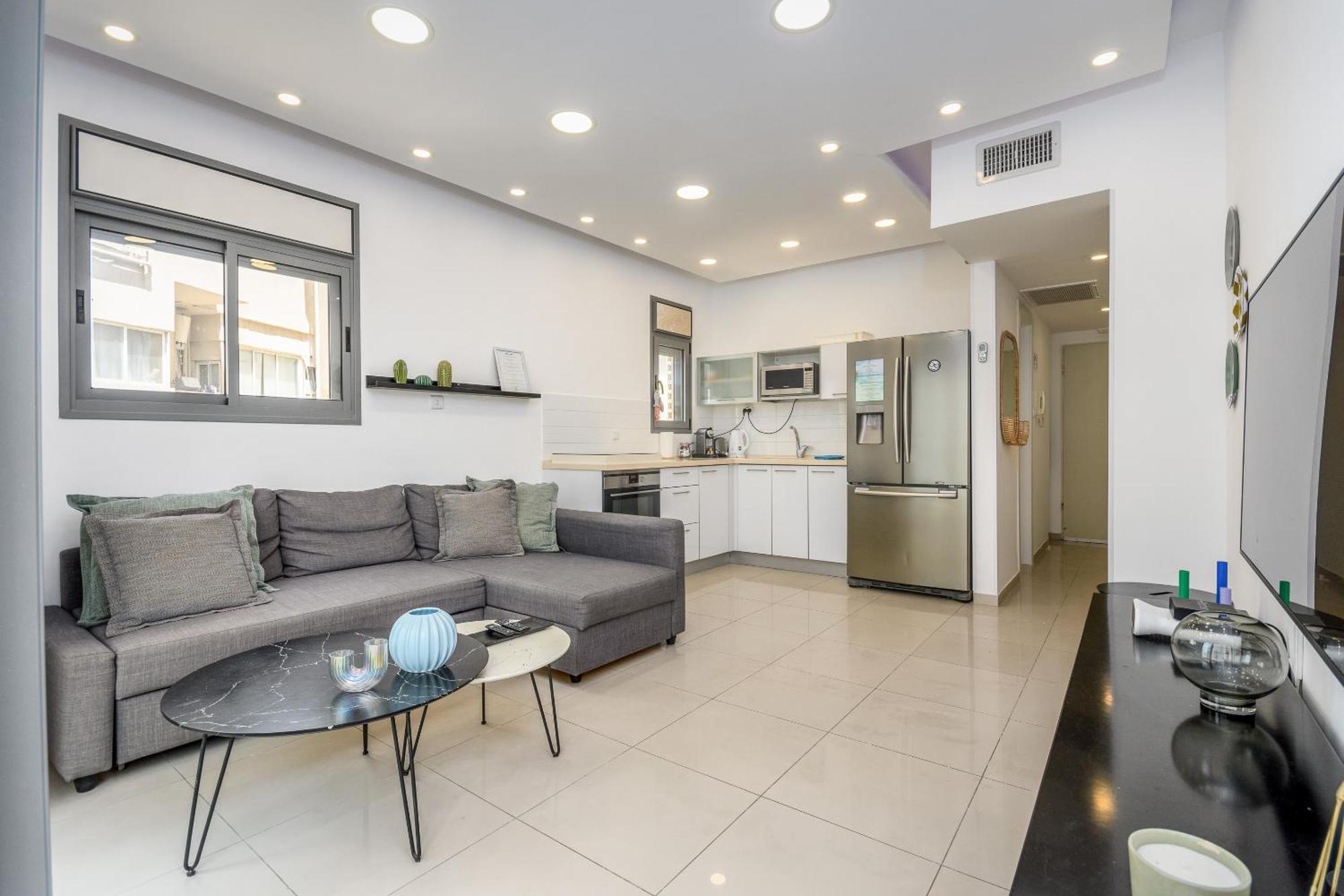 Very Nice 1 Bdr Apartment 2 Min From The Beach ! Tel Aviv Dış mekan fotoğraf