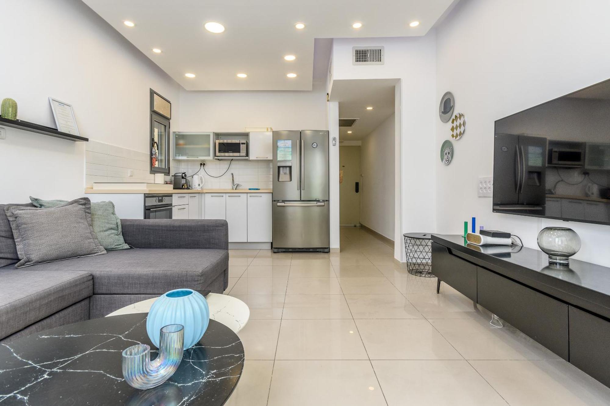Very Nice 1 Bdr Apartment 2 Min From The Beach ! Tel Aviv Dış mekan fotoğraf